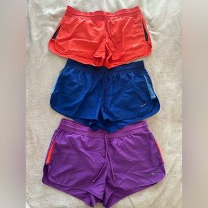 **BUNDLE** Nike Athletic Shorts Set - Red, Blue, Purple
